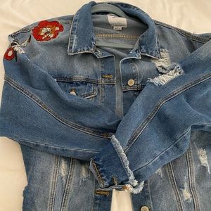 Distressed Denim Jacket